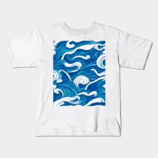 Waves and Tides Kids T-Shirt